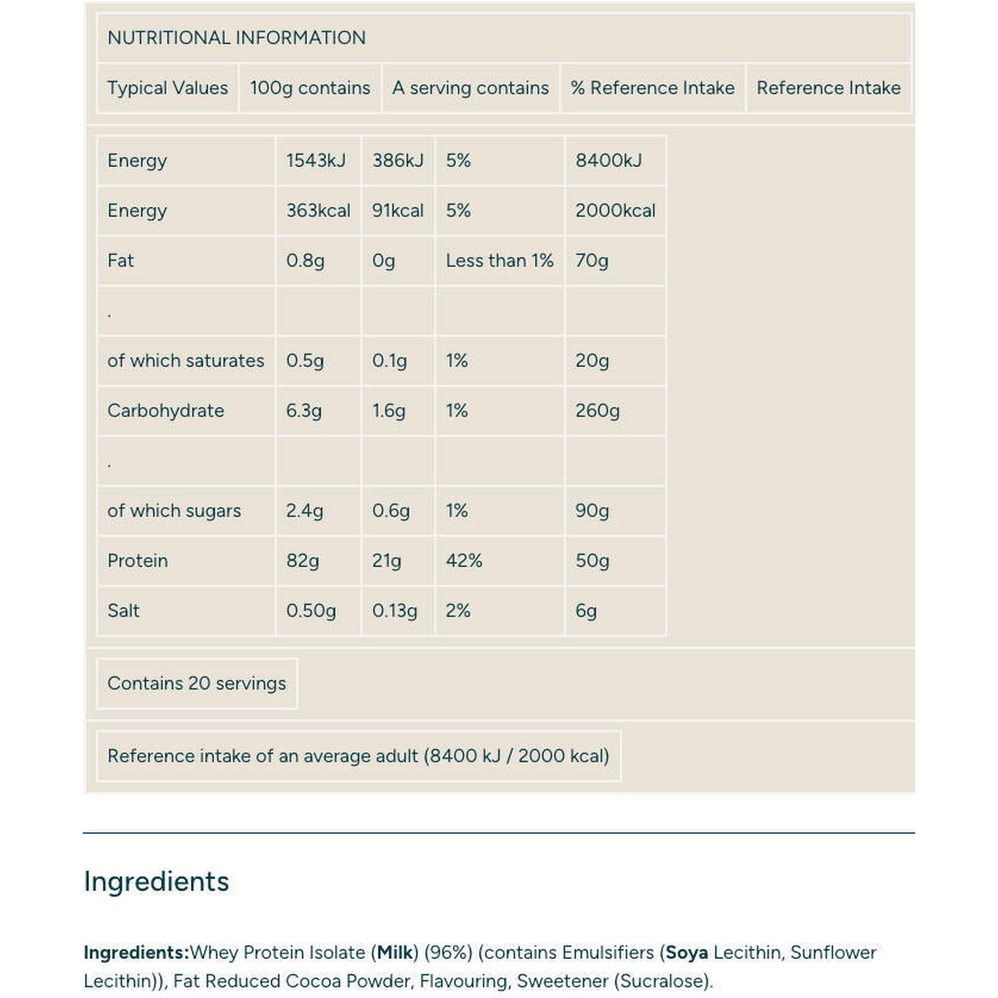Whey isolate - Impact Whey Isolate - Chocolat Onctueux 1000g