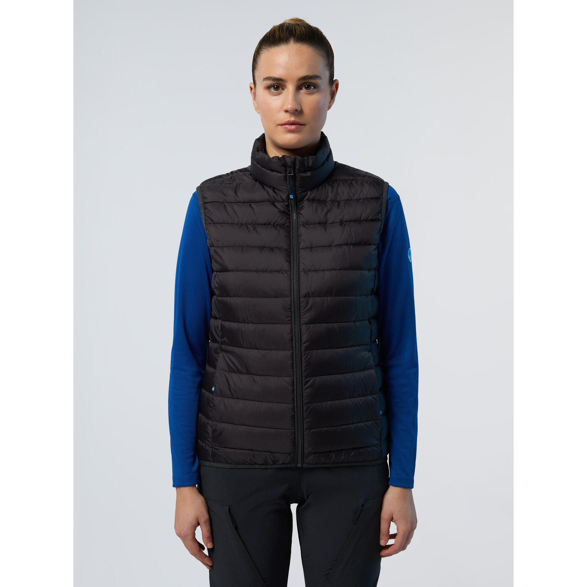 North Sails - Gilet Matelassé Pour Femme - Doudoune Synthétique - Noir - Decathlon