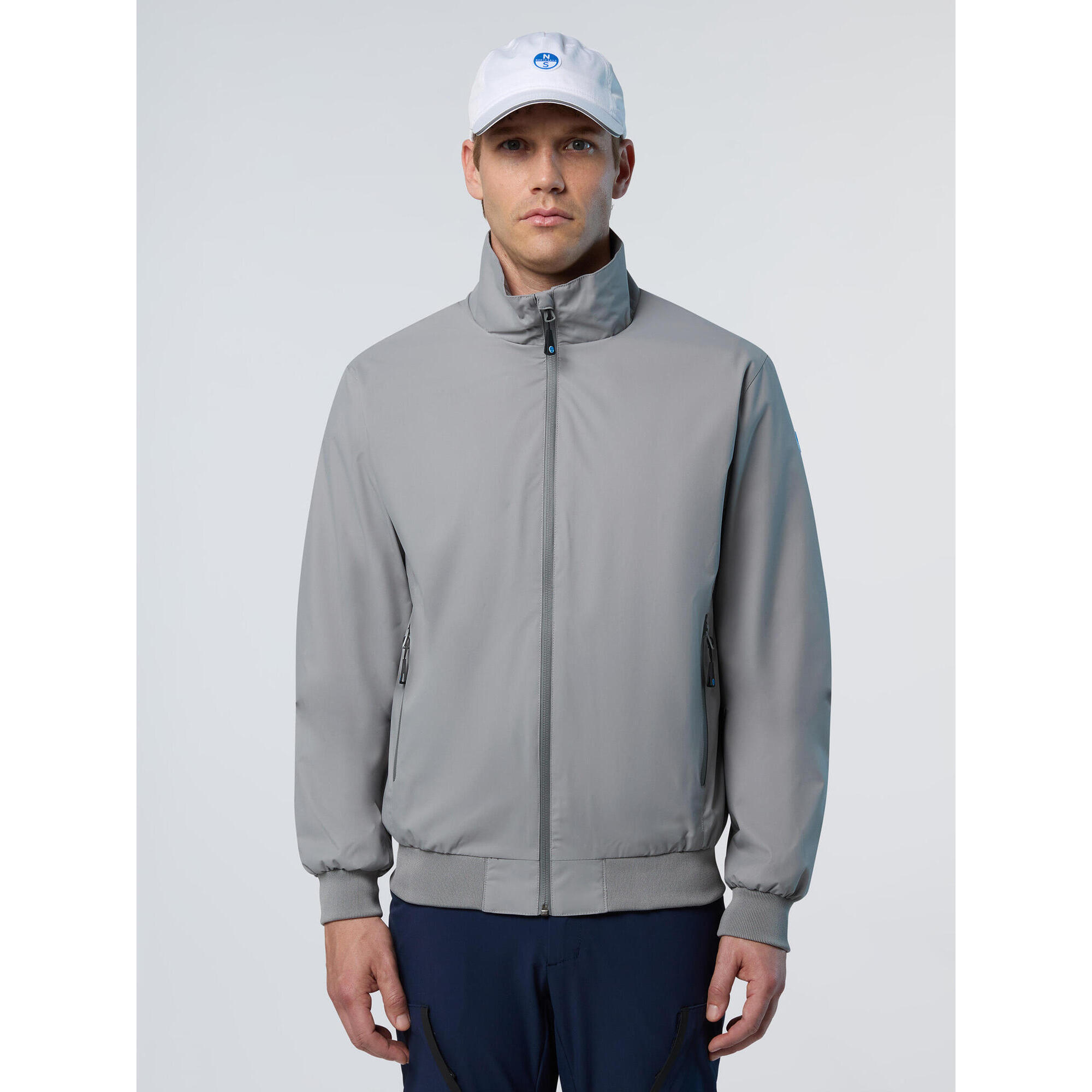 North Sails - Marinière Doublée En Filet Pour Homme - Veste - Gris - Decathlon