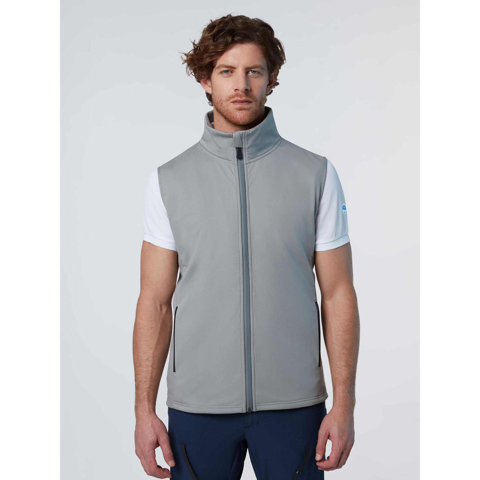 North Sails - Gilet Race Softshell Pour Homme - Doudoune Synthétique - Gris - Decathlon