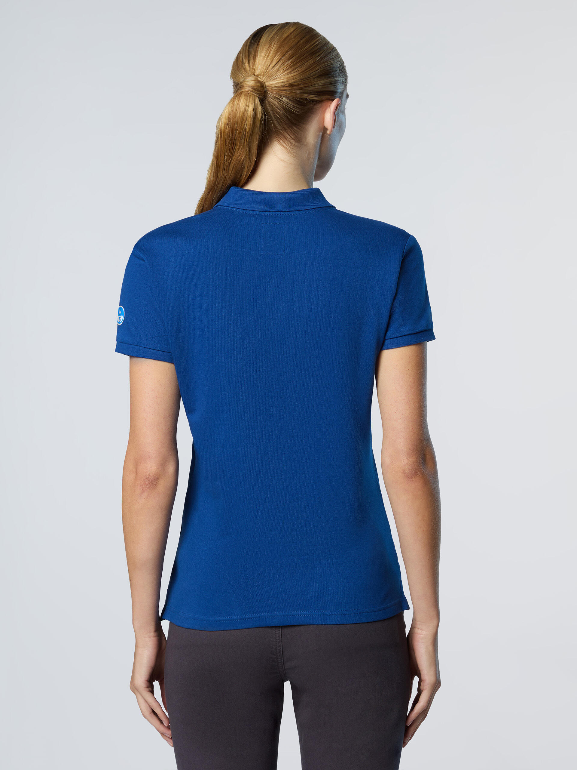 Polo en piqué pour femme 2/3