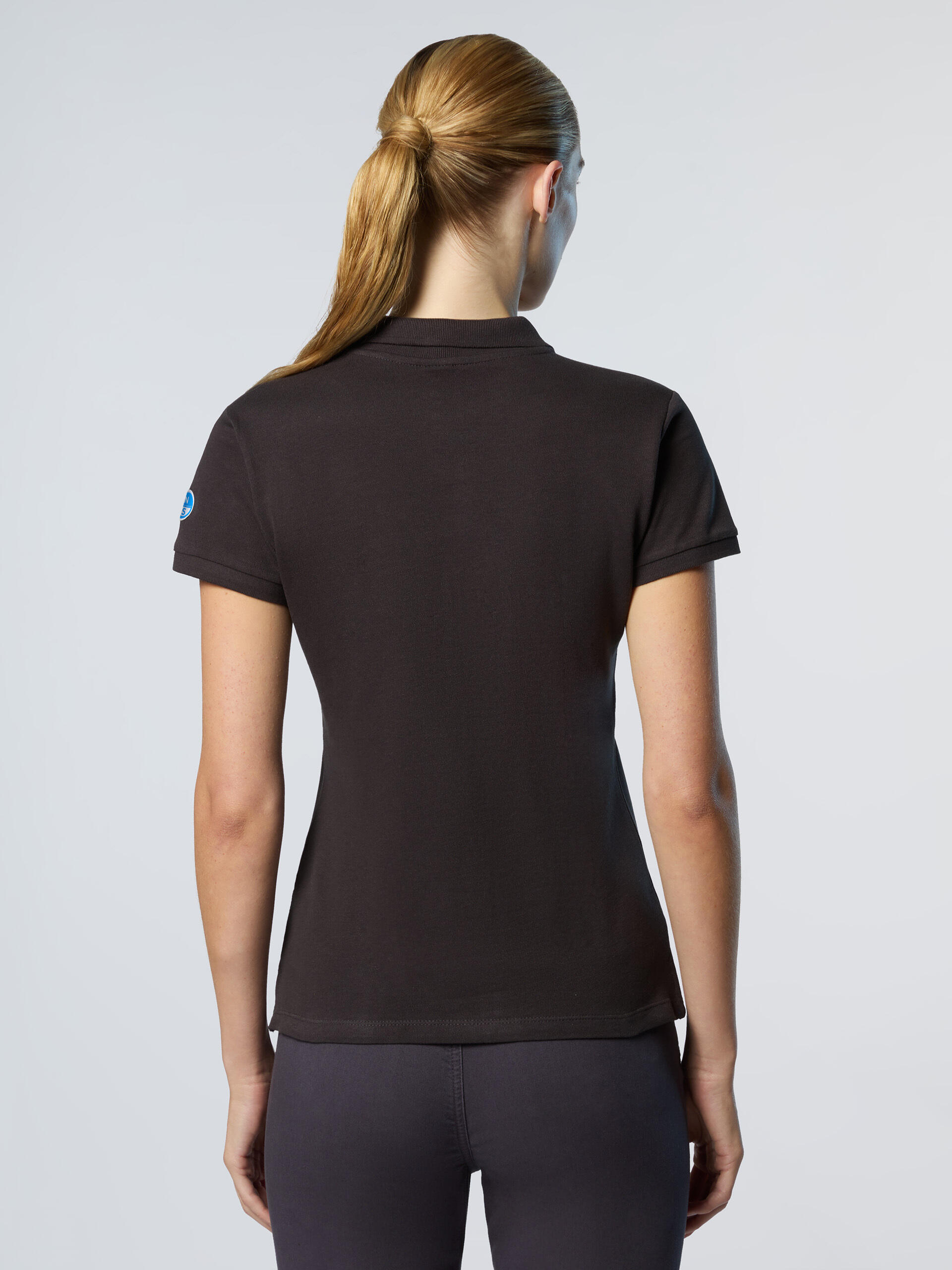 Polo en piqué pour femme 2/3