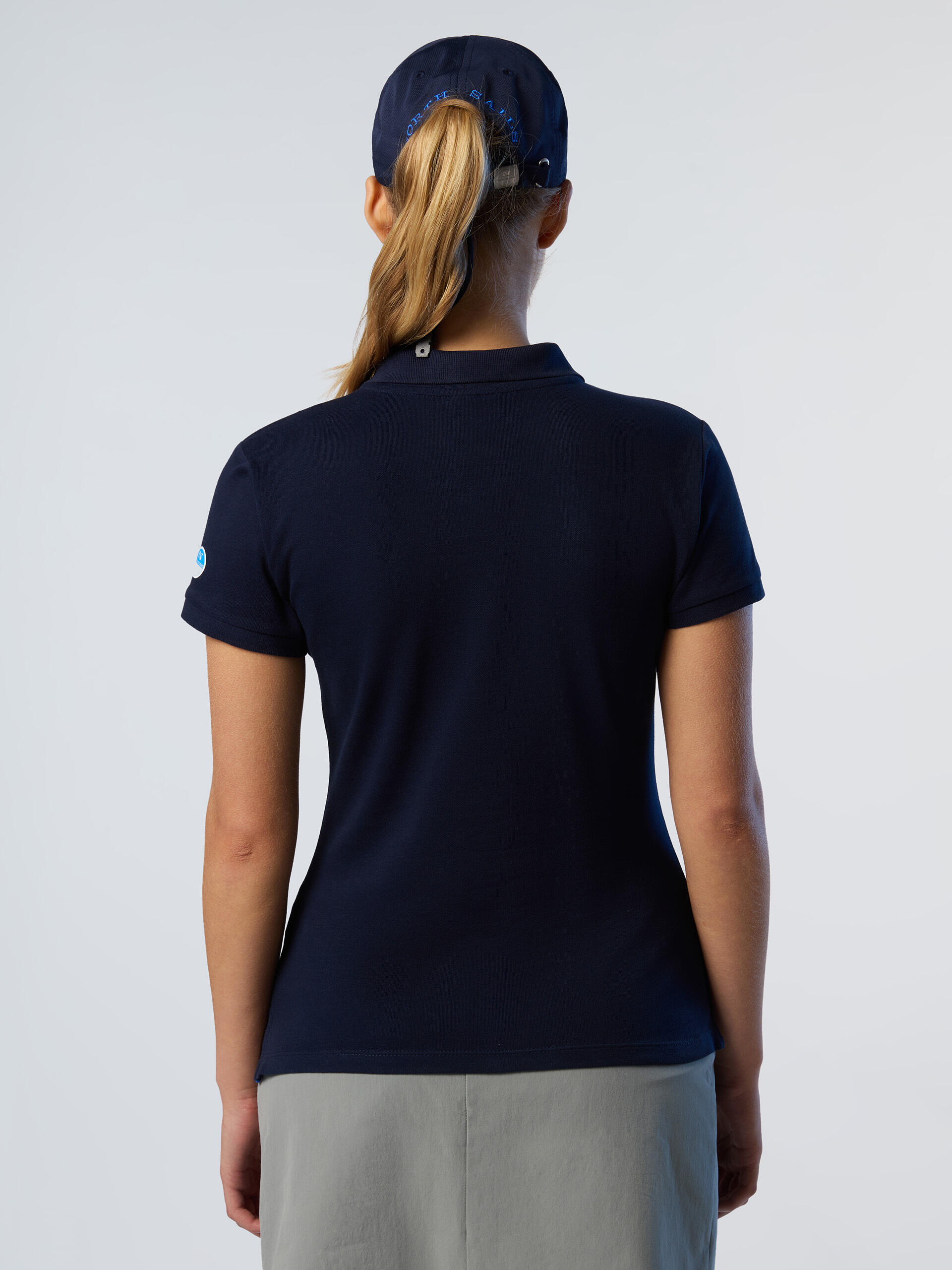 Polo en piqué pour femme 2/3