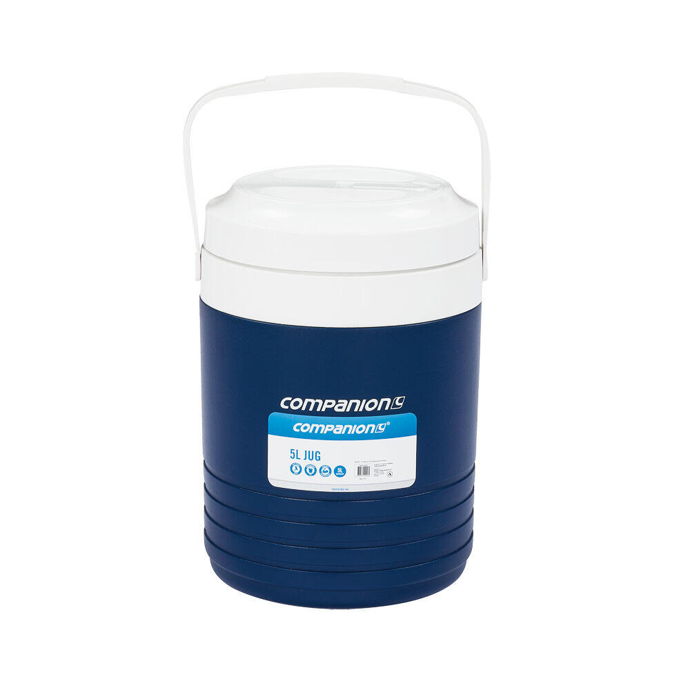 Companion 5L Water Beverage Insulated Jug 32x35.5cm - Blue