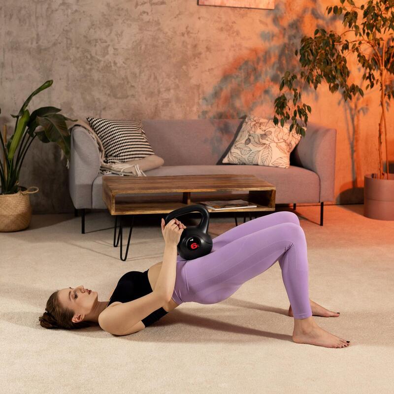 Kettlebell vinil pentru antrenament Hop-Sport HS-PB006KB 6kg