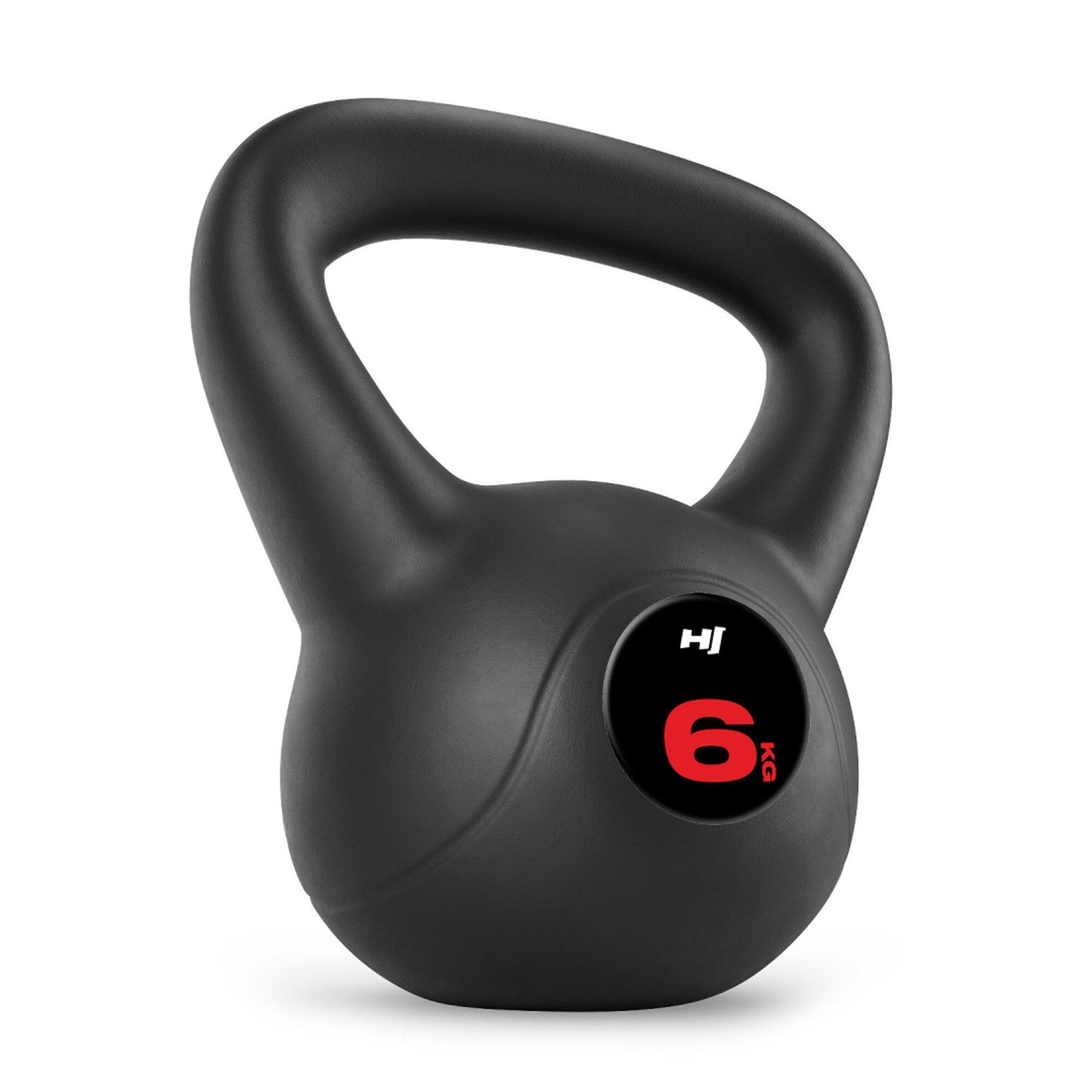 Kettlebell in vinile, con base piatta, antiscivolo, 6kg 5/7