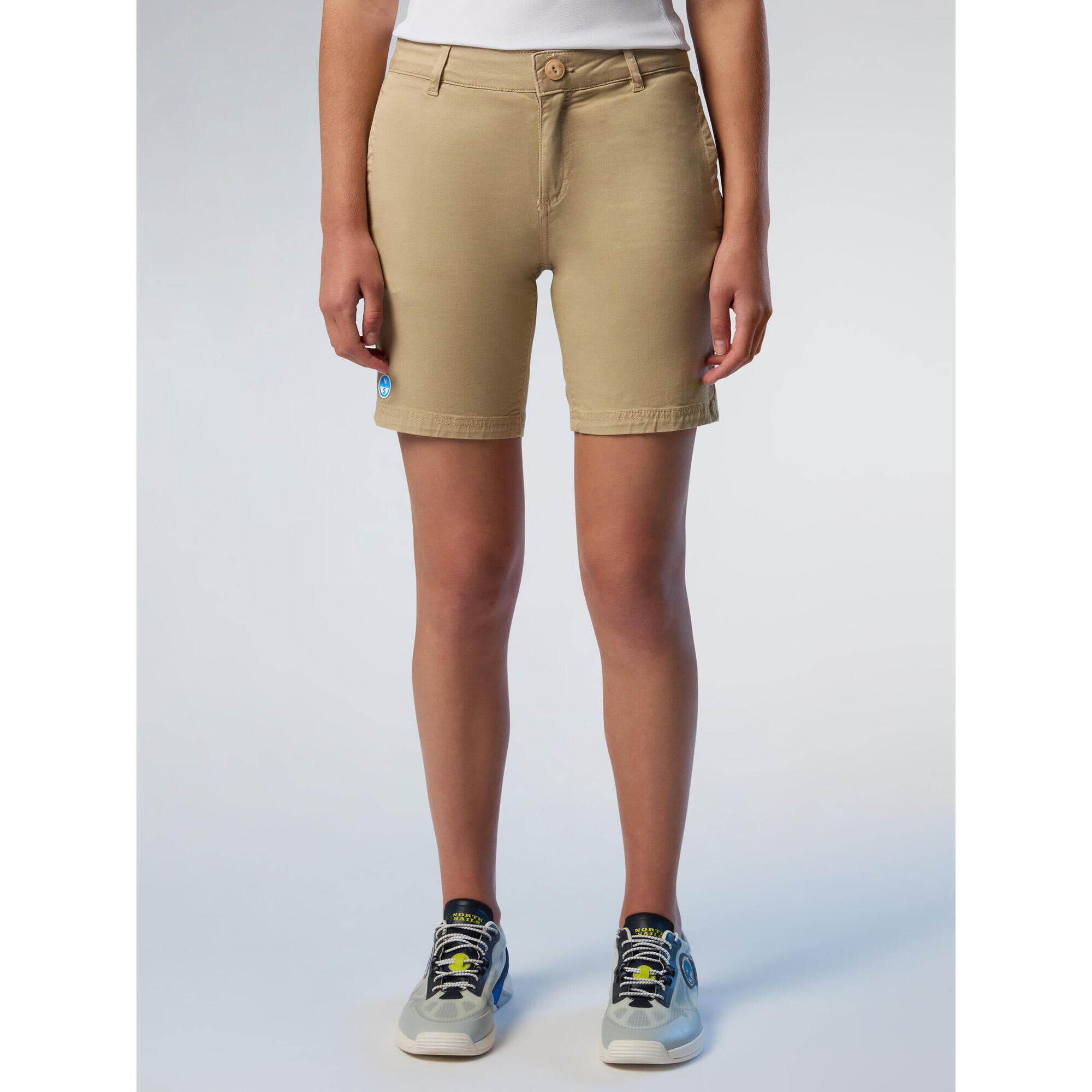 North Sails - Short Chino Femme Pour Femme - Short - Beige - Decathlon