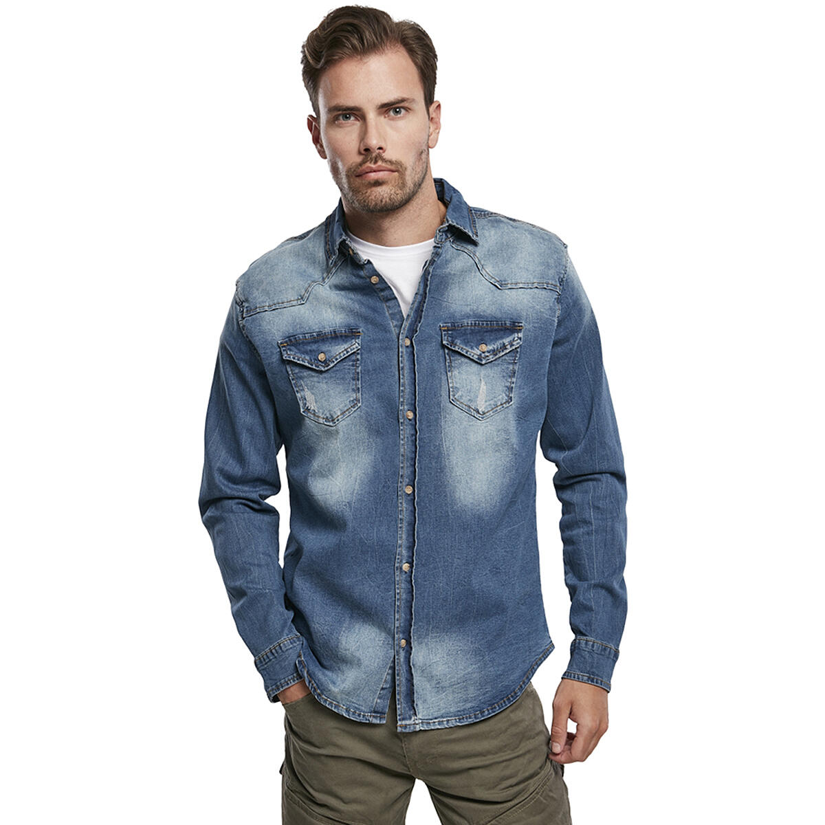 Veste en jean Brandit Riley 3/3