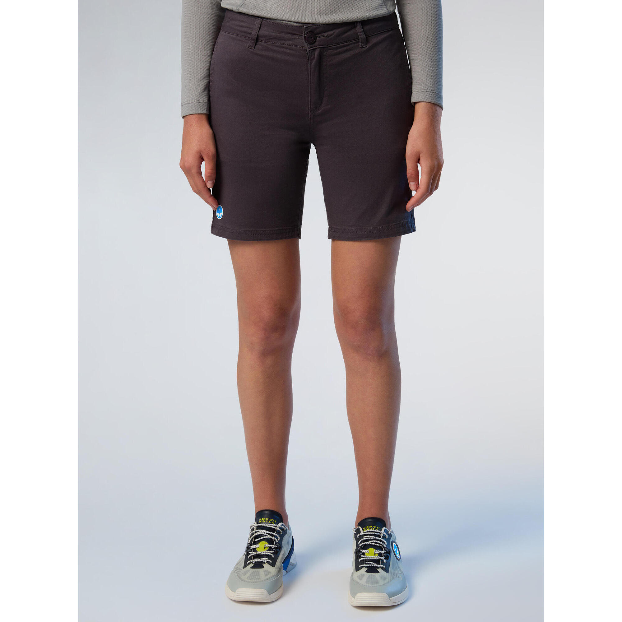North Sails - Short Chino Femme Pour Femme - Short - Noir - Decathlon