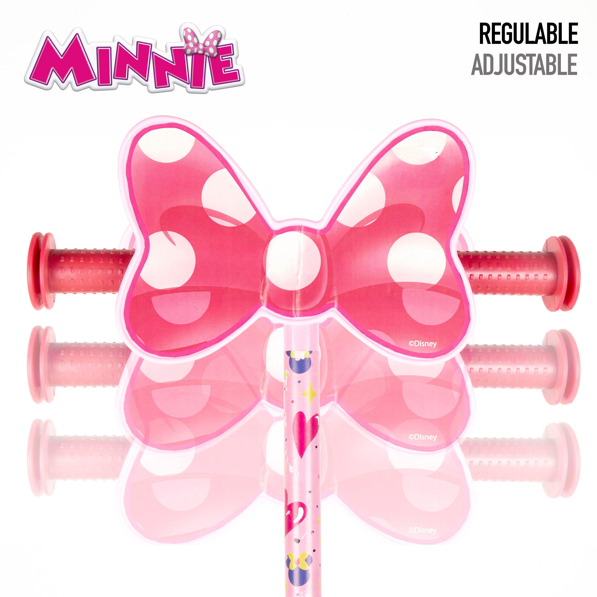 Minnie Scooter 3 rodas 57x30x60-66 cm máx. 20 kg + 2 anos de idade 3/7