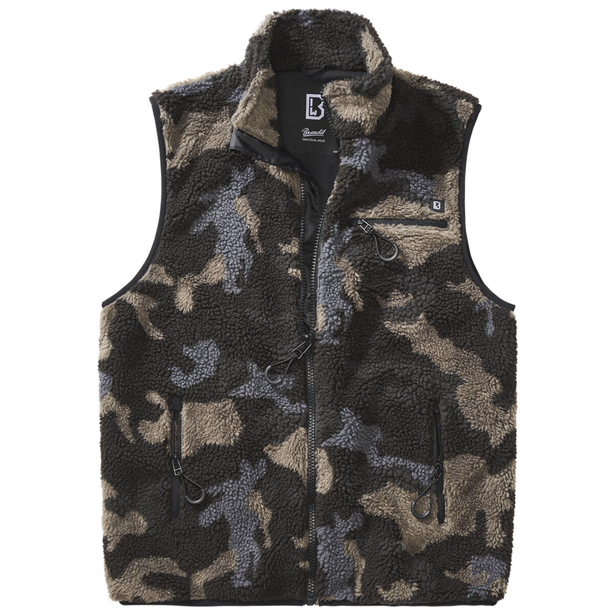 Brandit Teddyfleece Worker Vest Dark Camo | Decathlon