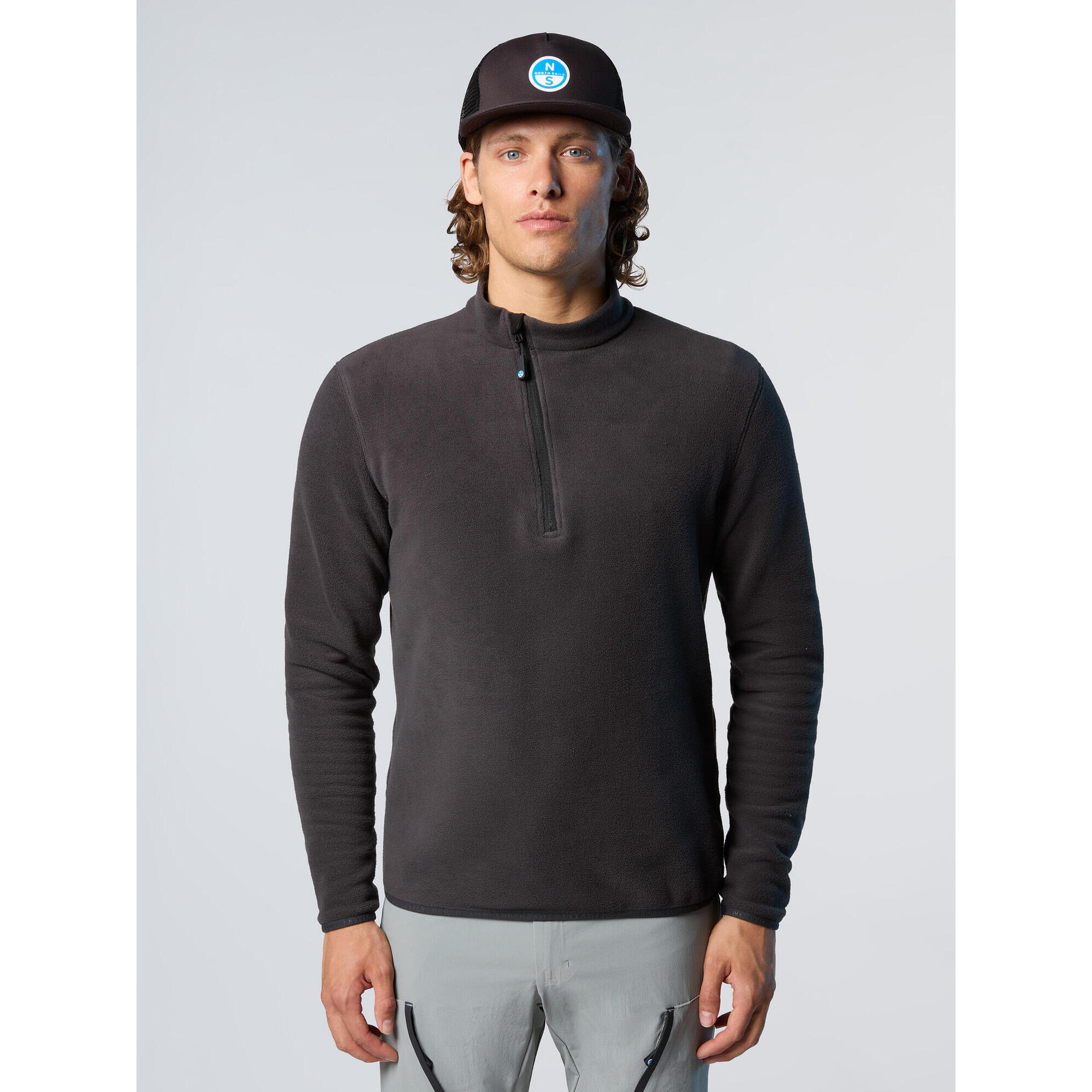 North Sails - Blouse Micro Fleece Pour Homme - Veste - Noir - Decathlon