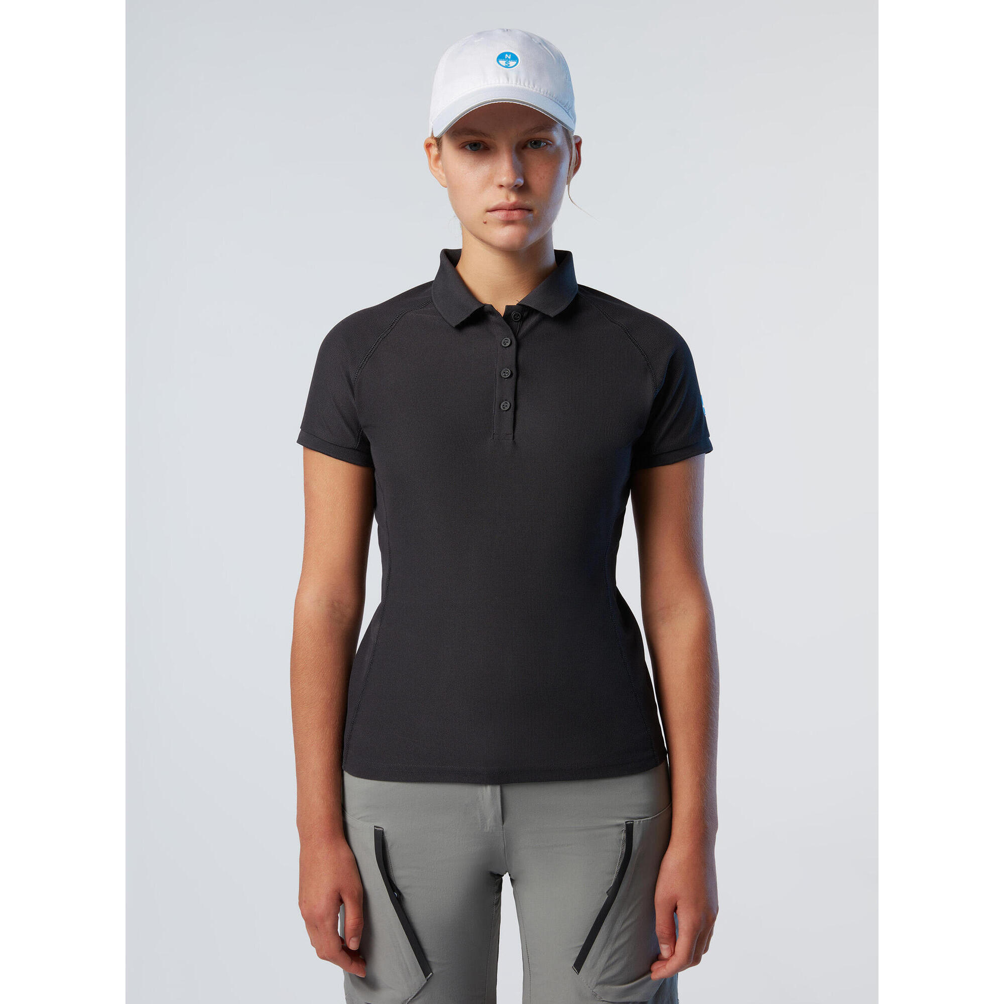 North Sails - Polo Fast Dry Pour Femme - Polo Manches Courtes - Noir - Decathlon