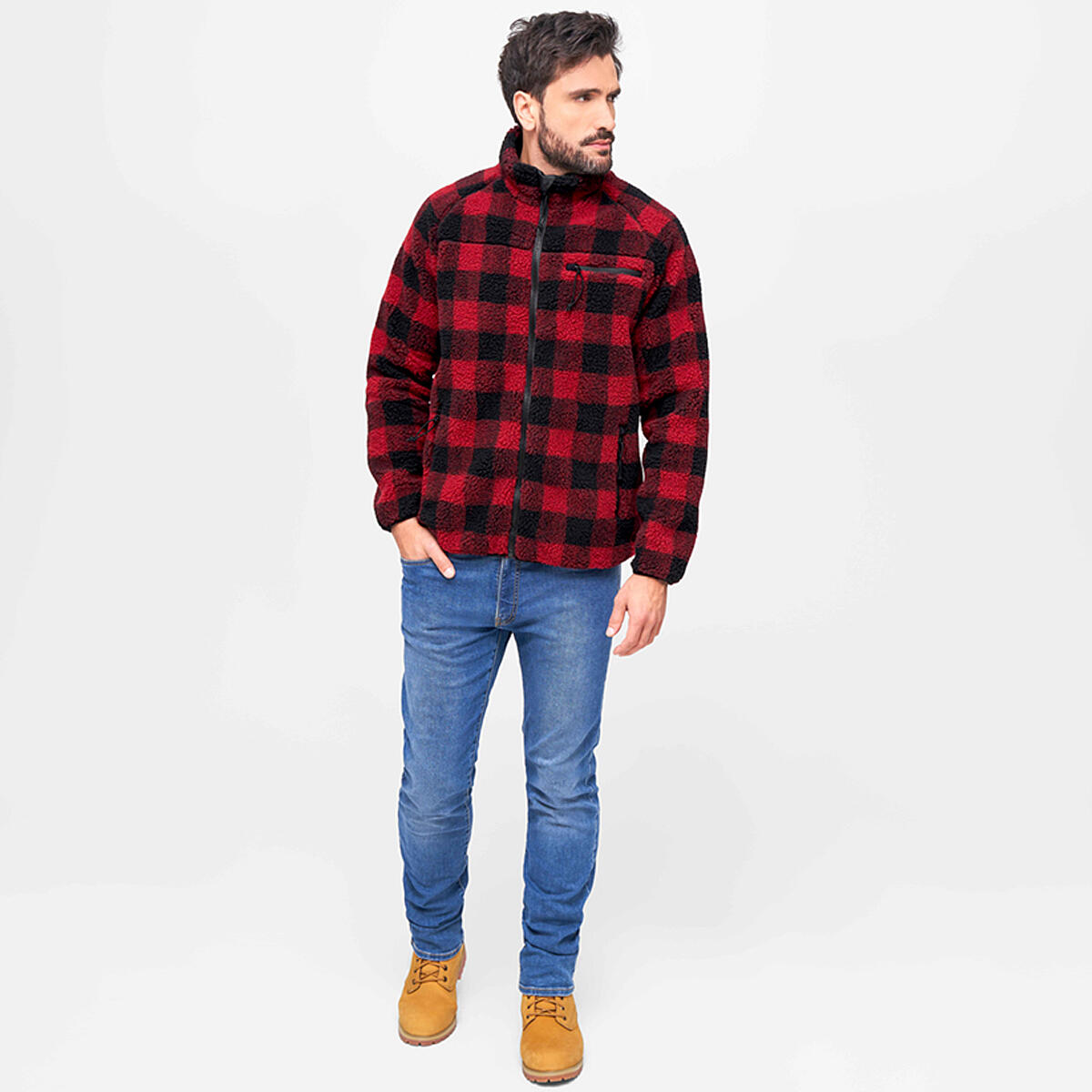 Fleece met rits Brandit Teddy 2/6