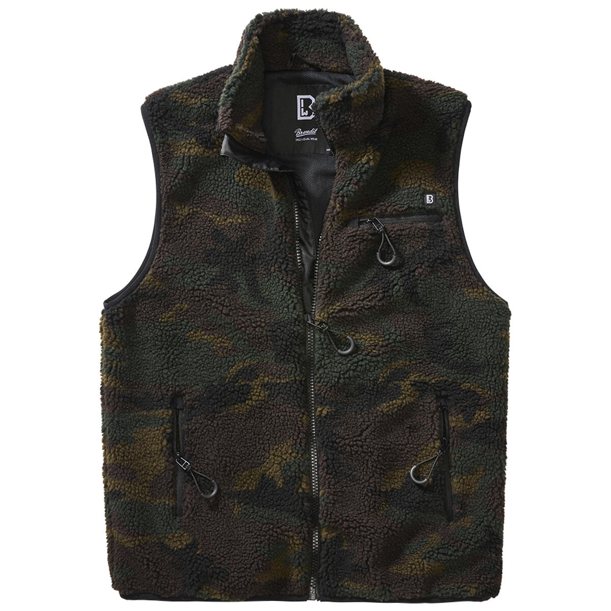Brandit Teddyfleece Worker Vest Dark Camo | Decathlon