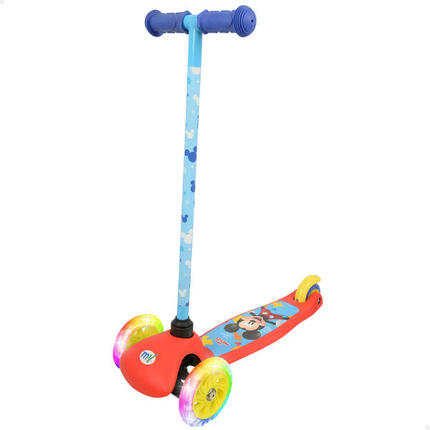 Trottinette 3 roues Mickey Mouse 55x23x68 cm max. 20 kg avec lumières et freins