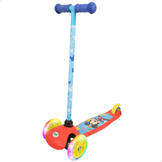 Monopattino a 3 ruote Topolino 55x23x68 cm max 20 kg con luci e freni
