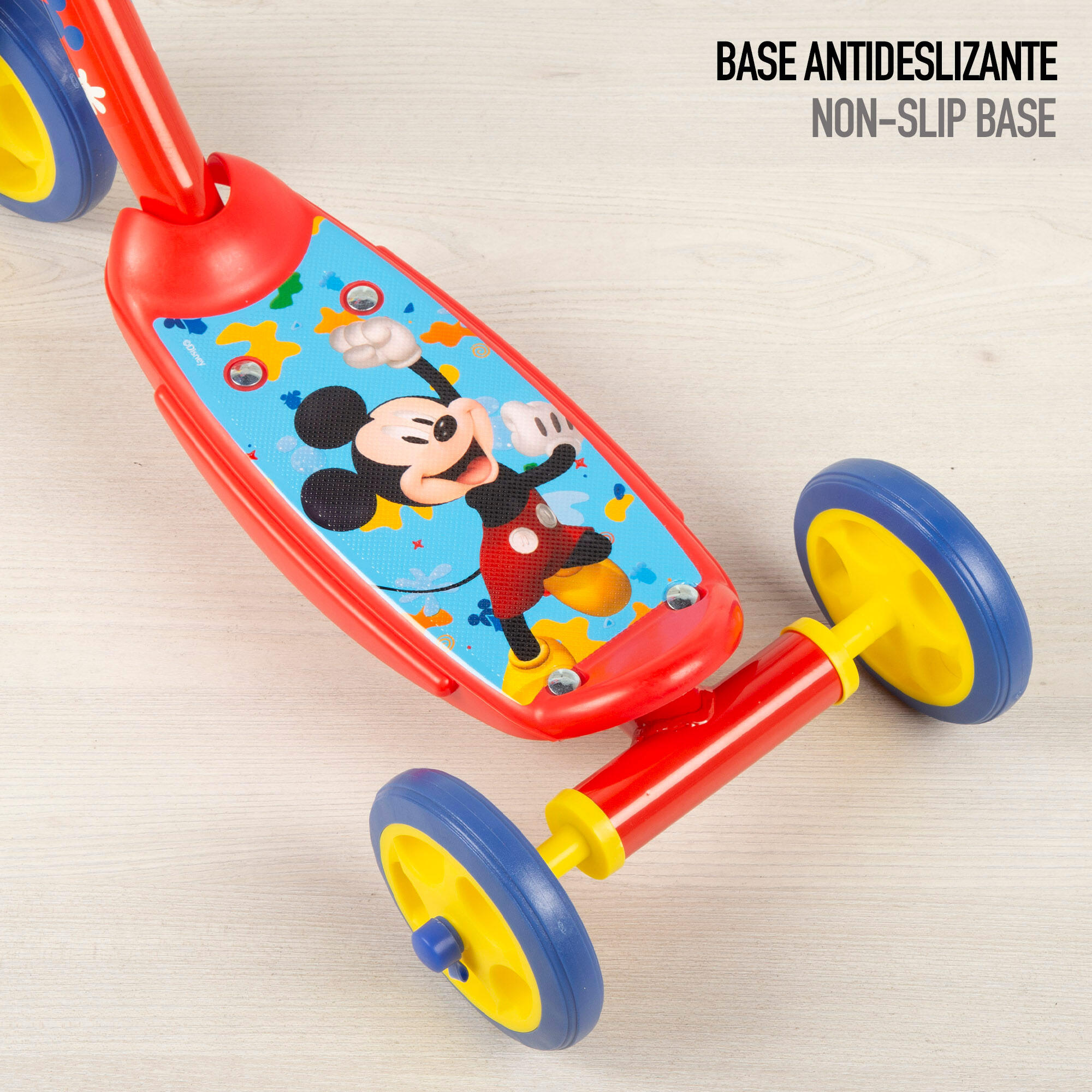 Mickey Scooter 3 rodas 57x30x60-66 cm máx. 20 kg + 2 anos de idade 6/7