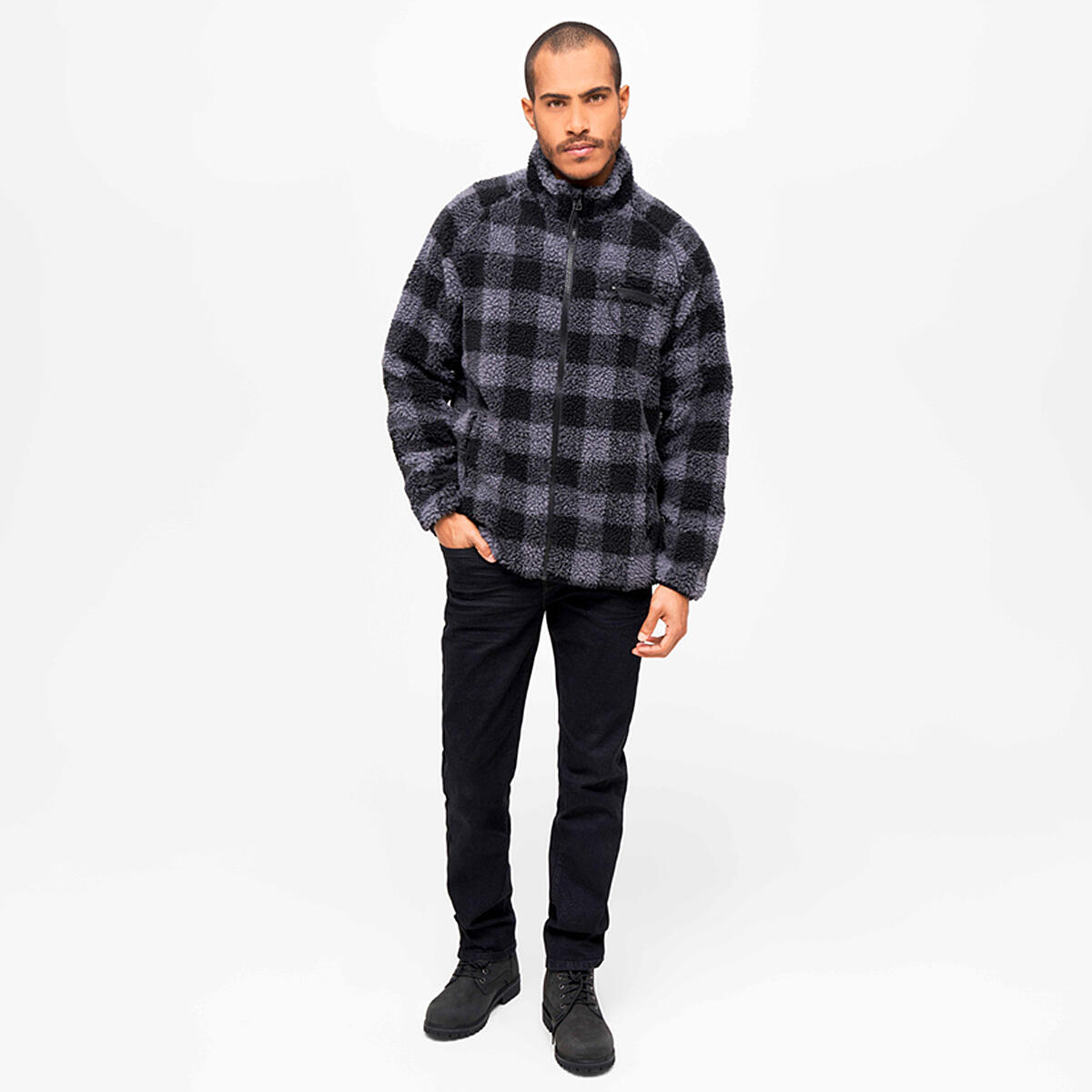 Fleece met rits Brandit Teddy 2/5