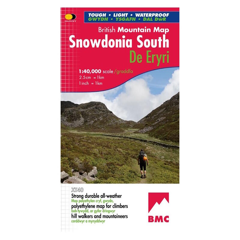 HARVEY MAPS Harvey Maps British Mountain Map - Snowdonia South De Eryri