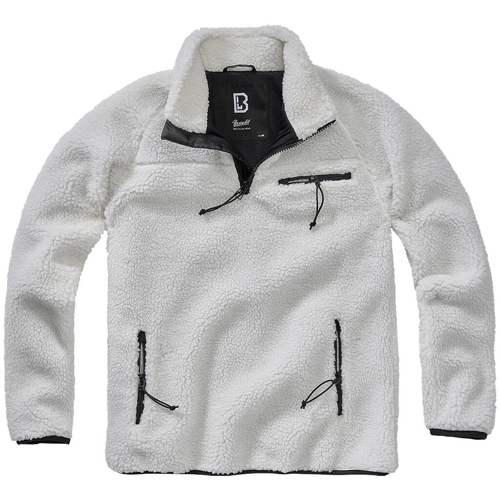 Brandit Teddyfleece Troyer White