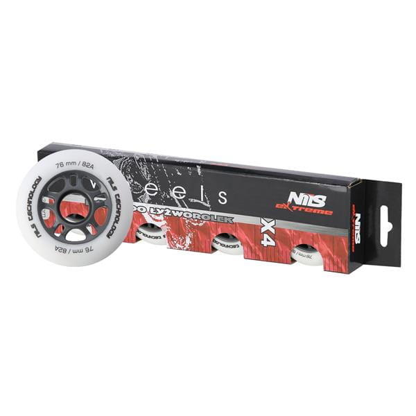Matná kolečka NILS Extreme PU 76x24 82A, 4 ks 4/6