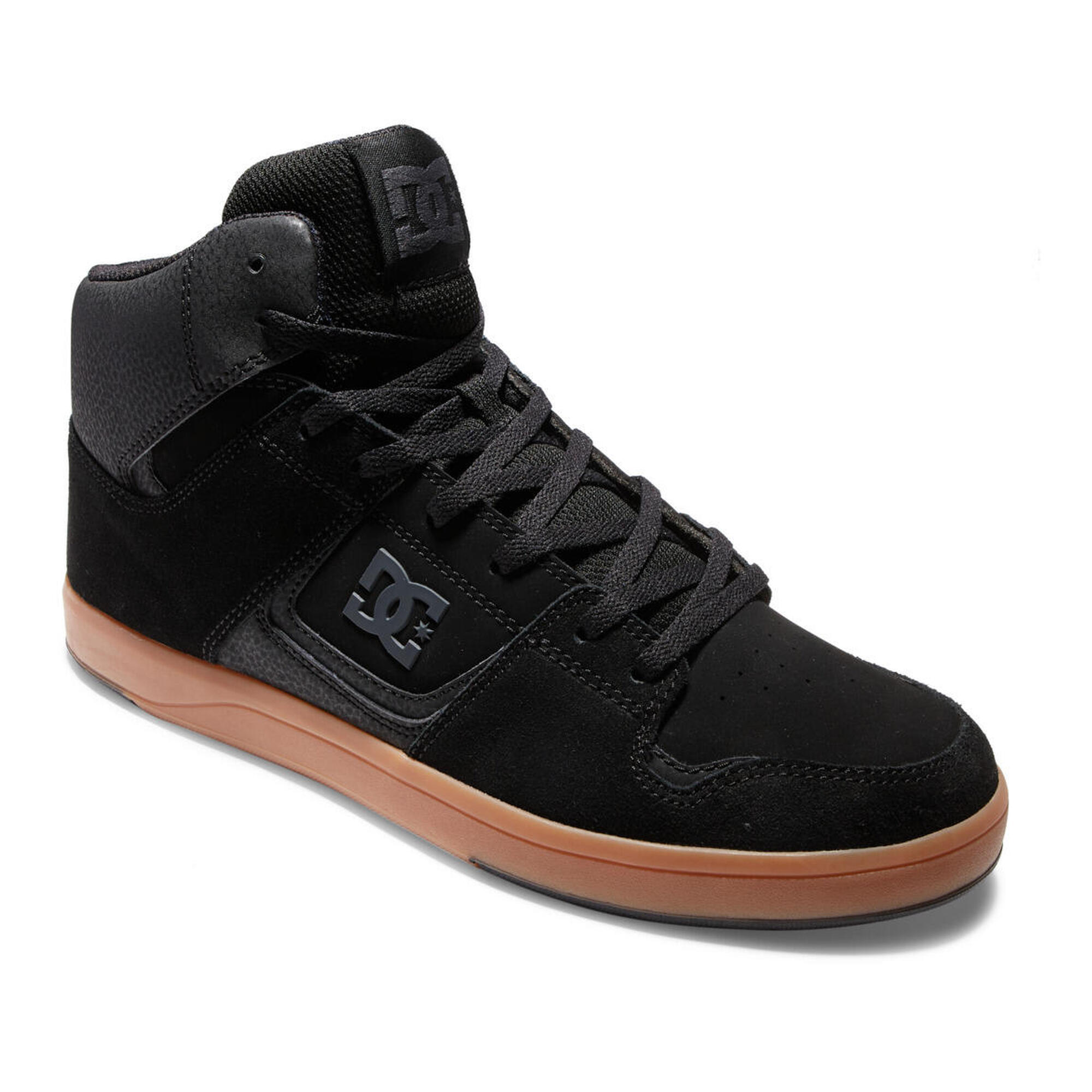 Dc Shoes - Chaussures De Skate Montantes En Cuir Noir Homme - Baskets - Noir - 42 - Decathlon