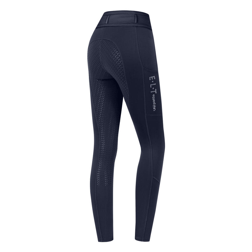 Damskie legginsy jeździeckie z pełną przyczepnością ELT Ella Glam