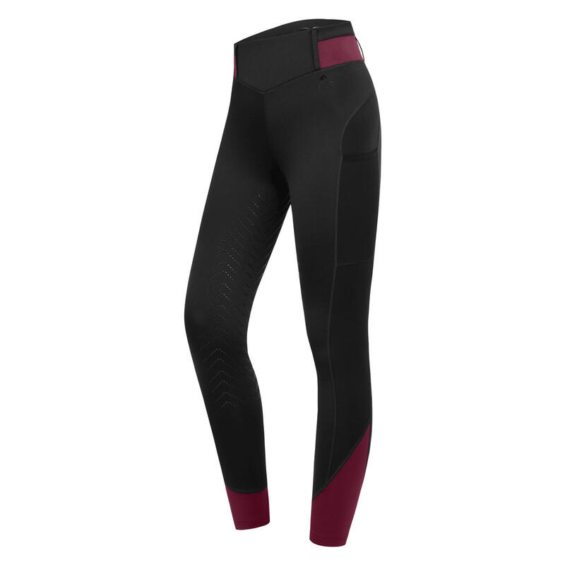 ELT Leggings d'équitation Thermo Teddy Rica Petrol Blue