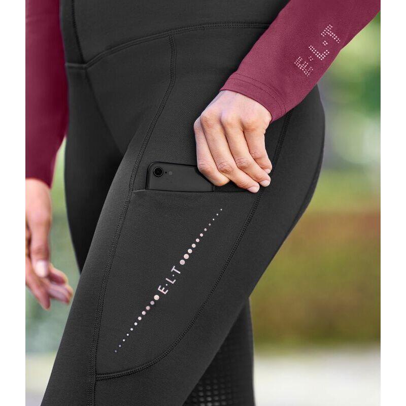 Leggings da equitazione full grip da donna ELT Milla 4/5