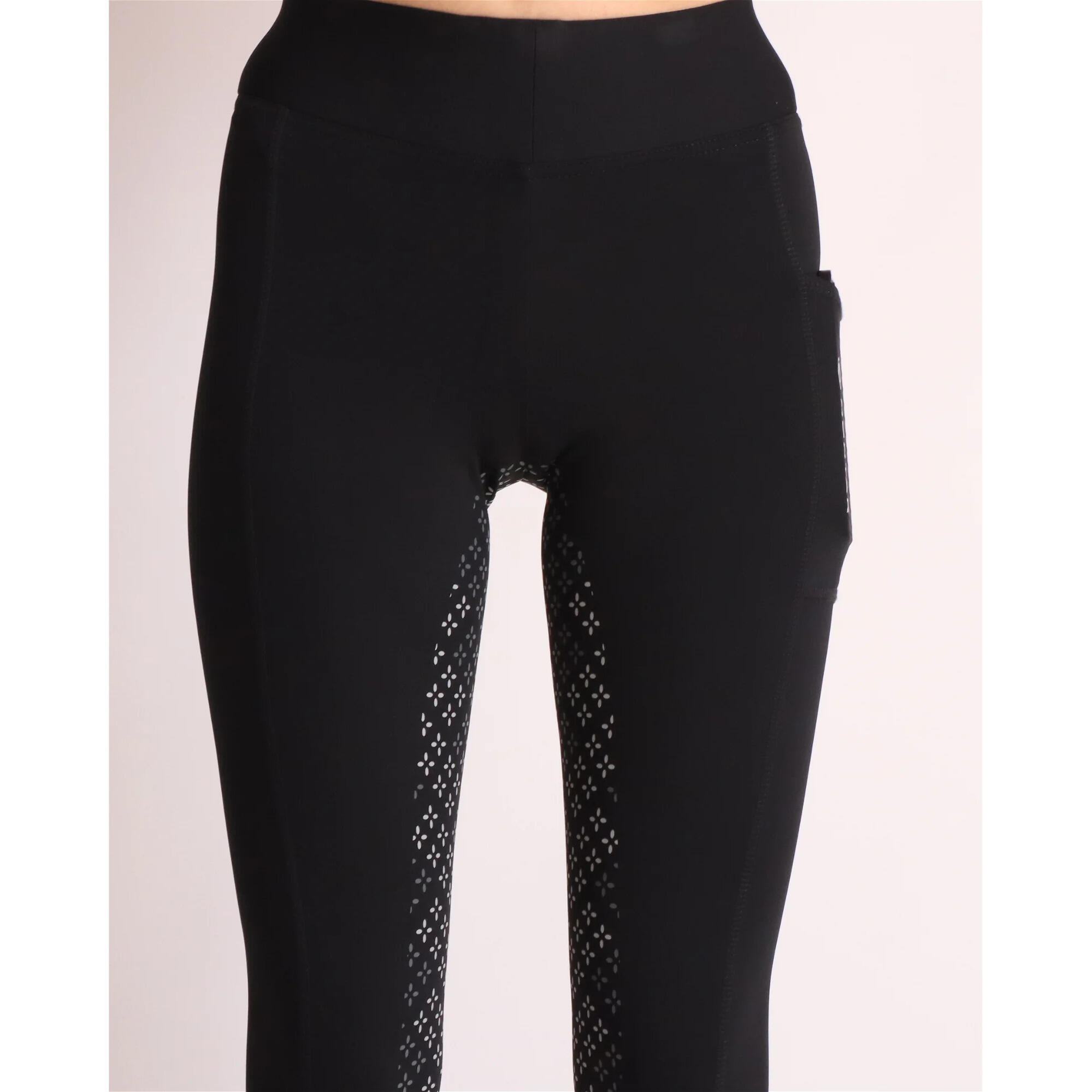 Damskie legginsy jeździeckie z pełną przyczepnością Montar Selena