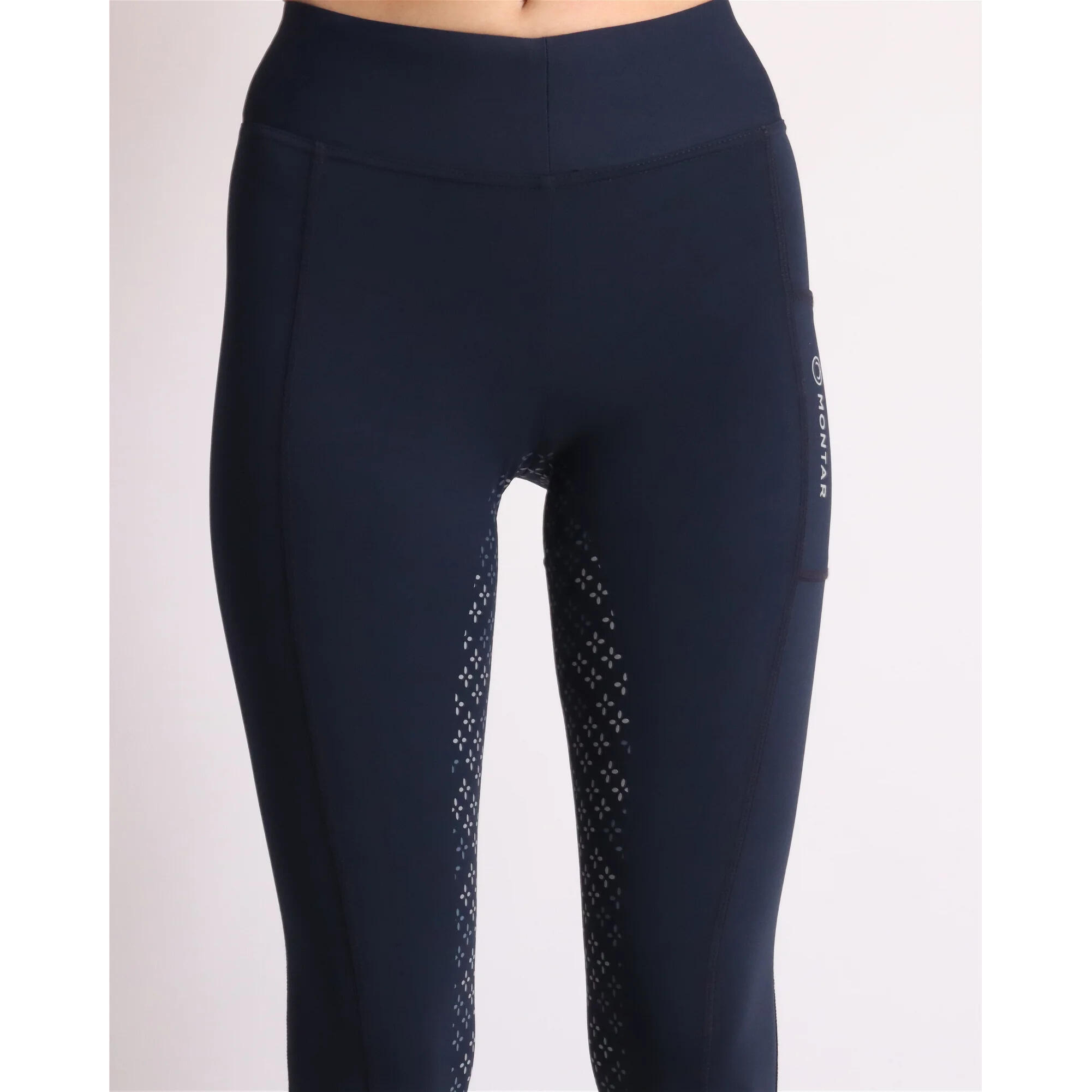 Damskie legginsy jeździeckie z pełną przyczepnością Montar Selena
