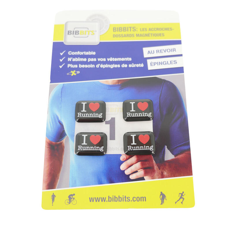 Porta pettorale magnetico Bibbits I love Running 4/4