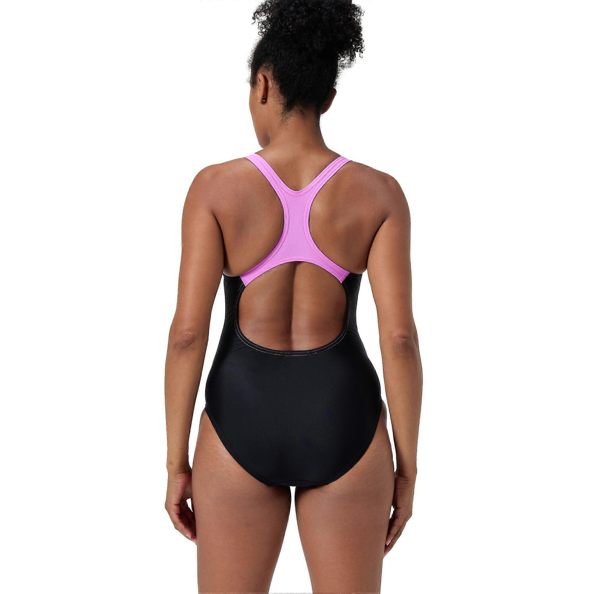 Maillot de bain 1 pièce femme Speedo Eco Medley Logo Medalist 3/5
