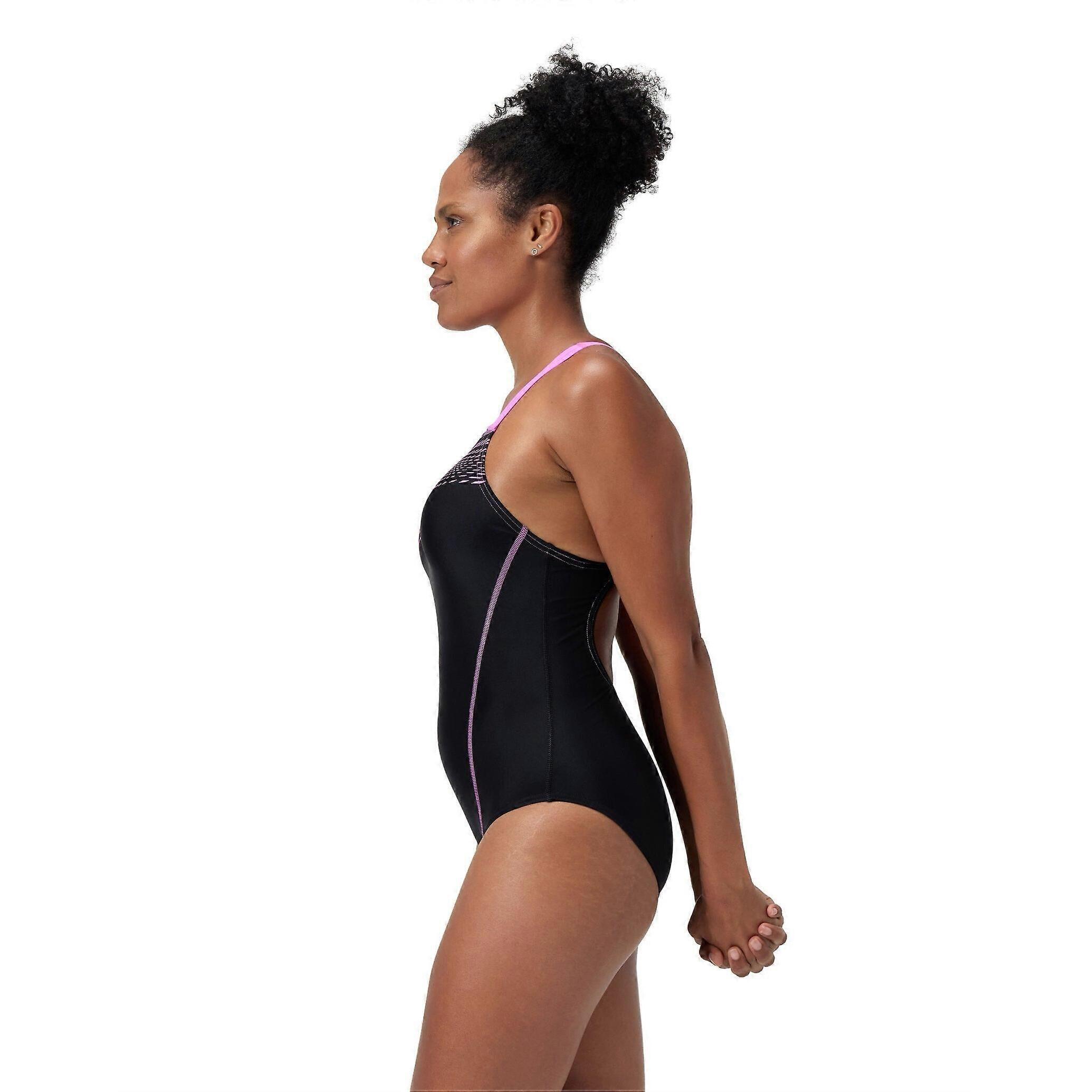 Maillot de bain 1 pièce femme Speedo Eco Medley Logo Medalist 4/5