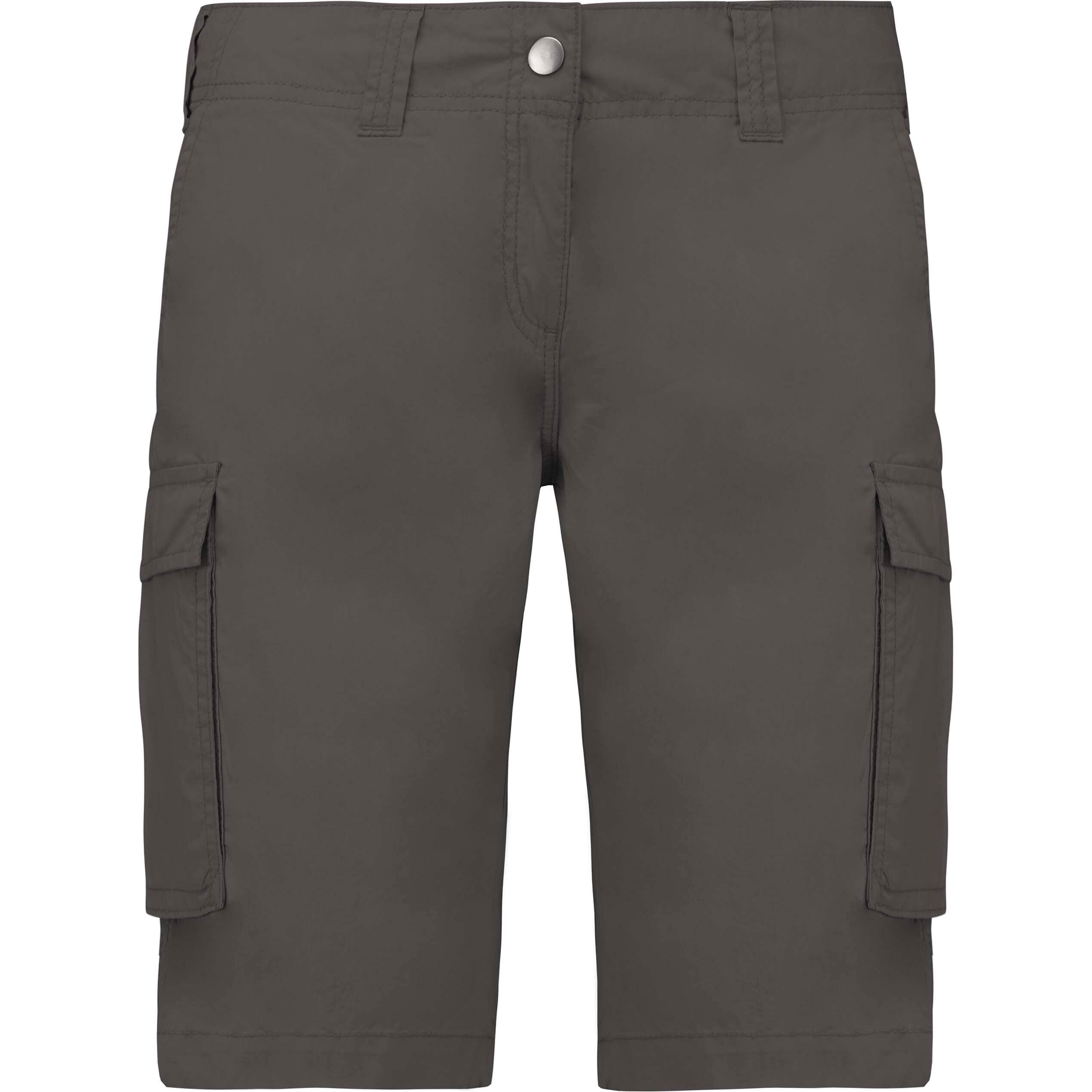Kariban - Bermuda Femme Léger Kariban Multipoches - Short - Gris - Decathlon