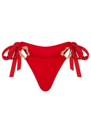 Bikinihose Irregular Hoop Tie Side Brazilian Bikini Bottom