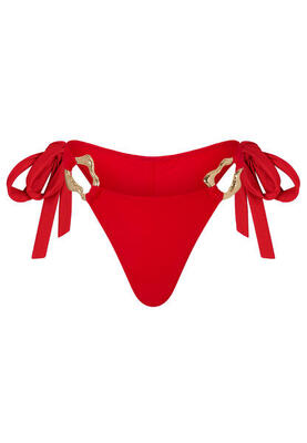 Bikinihose Irregular Hoop Tie Side Brazilian Bikini Bottom