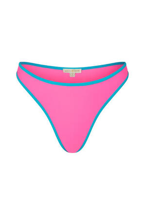Bikinihose Contrast Binding Fixed Brazilian Bikini Bottom