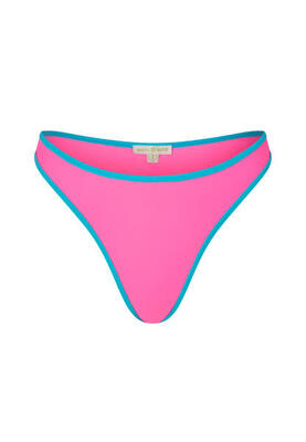 Bikinihose Contrast Binding Fixed Brazilian Bikini Bottom