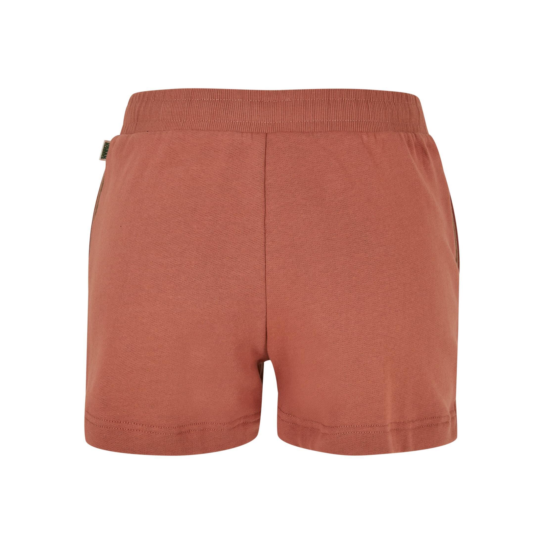 Urban Classics - Short Femme Urban Classics Organic Terry - Short - Orange|rouge - Decathlon