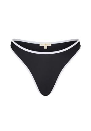 Bikinihose Contrast Binding Fixed Brazilian Bikini Bottom