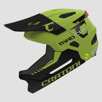 MTB-Kinder-/Jugendhelm "Madcat Mips", limette