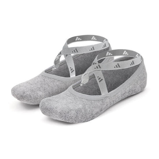 Chaussettes de yoga Adidas - Gris - S/M