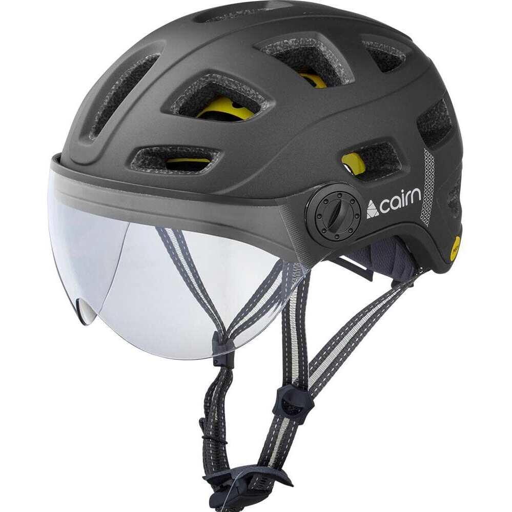 CAIRN Casco con visiera Cairn Quartz Led USB Mips®