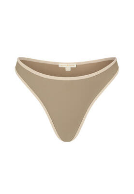Bikinihose Contrast Binding Fixed Brazilian Bikini Bottom