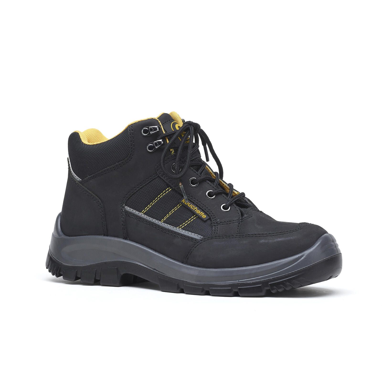 Rouchette - Chaussures De Sécurité Rouchette Hamilton - Chaussures De Sport - Jaune|noir - Decathlon