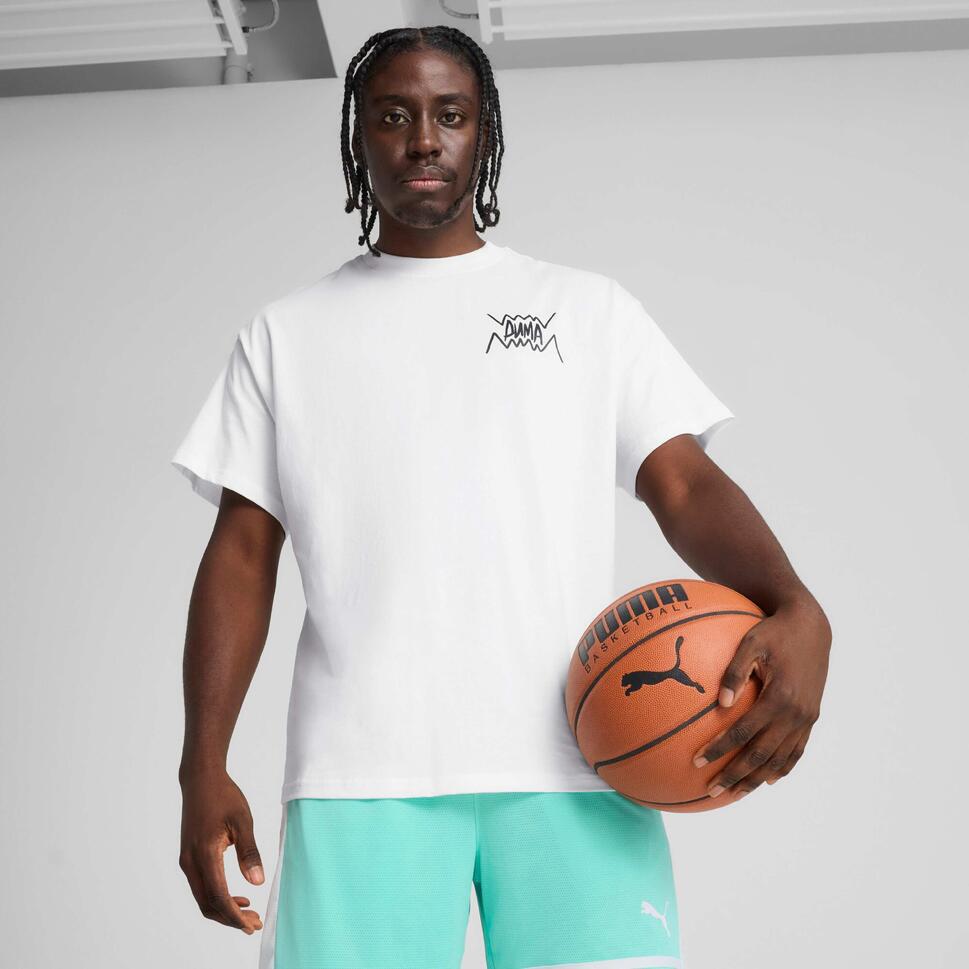 Koszulka koszykarska męska PUMA Jaws Core Tee II