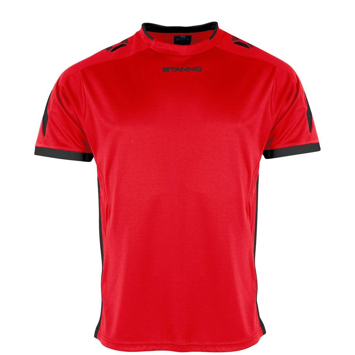 Stanno - Maillot Enfant Stanno Drive Match - Maillot Manches Courtes - Noir|rouge - Decathlon