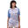Tricou Sportiv Givova Pixel Wit-Sky L-Bre-Breat Lightweight